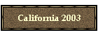 California 2003
